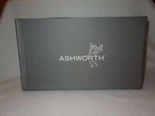 Mens Ashworth Cardiff Chocolate/White/Black SPIKELESS Golf Shoes NIB 