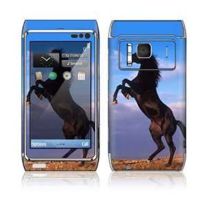    Nokia N8 Skin Decal Sticker  Animal Mustang Horse 