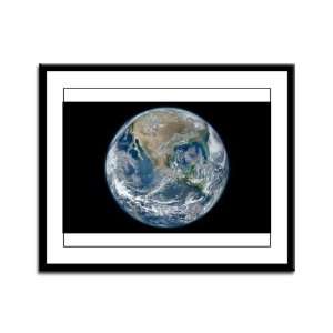  Framed Panel Print Earth in HD from 2012 Satellite Photo 