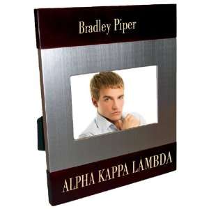  Alpha Kappa Lambda Brush Silver Frame 
