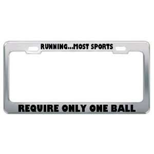   Only One Ball Sport Sports Metal License Plate Frame Holder Border Tag