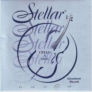   Cello A Stellar Chromium Steel 1/4 Size, SS601 1/4 