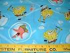 quilting fabri c cartoon nove lty spongebob sponge bob blue