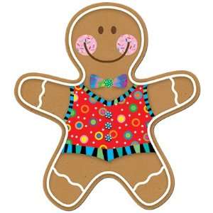  Gingerbread Man 6 Cut Outs: Toys & Games