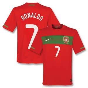  10 11 Portugal Home Jersey + Ronaldo 7