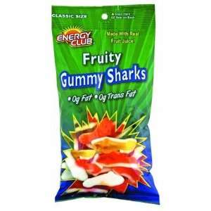 Energy Club Gummy Sharks, Fruity, 9 oz Bags, 6 pk  Grocery 