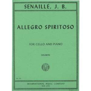  Senaille   Allegro Spiritoso For Cello and piano Published 