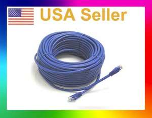 BLUE 100 FEET RJ45 CAT5 CAT5E LAN NETWORK CABLE 100FT ROUTER SWITCH 