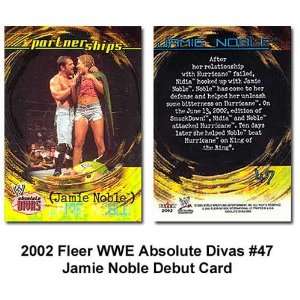   : Fleer Absolute Divas Jamie Noble WWE Debut Card: Sports & Outdoors