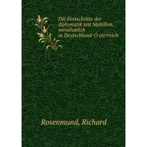   , vornehmlich in Deutschland OÌ?sterreich Richard Rosenmund Books