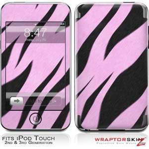  iPod Touch 2G & 3G Skin and Screen Protector Kit   Zebra 