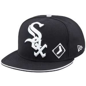  New Era Chicago White Sox Black Big One Little One Fitted 