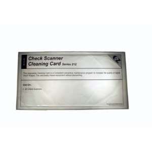  Check Scanner Cleaning Card: Electronics