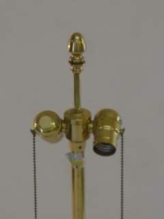 Large Handmade Brass Table Lamp by Marbro Lighting Co.  