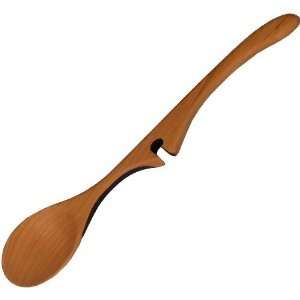  Wooden Lazy Spoon In Wild Cherry   Right Hand Kitchen 