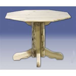  Montana Woodworks MWPT Round Center Pedestal Dining Table 