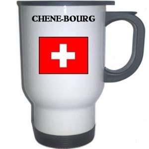  Switzerland   CHENE BOURG White Stainless Steel Mug 