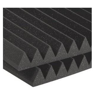   Wedge Studiofoam Acoustic Foam, Single Panel   Charcoal Gray