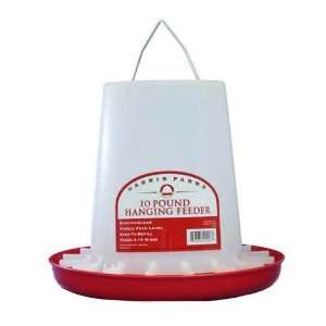   4227 10 Pound Plastic Hanging Poultry Feeder Patio, Lawn & Garden