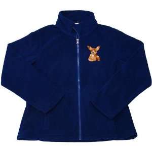 Chihuahua LG Navy Fleece Jacket 