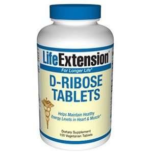  D Ribose Tablets, 100 vegetarian tablets