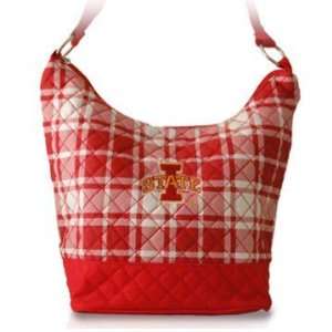   : Iowa State Cyclones Womens/Girls Quilted Handbag: Sports & Outdoors