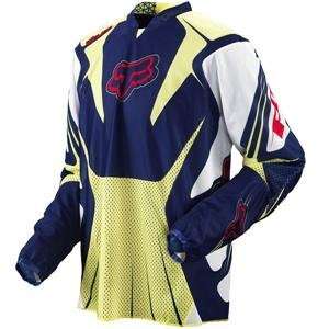  Fox Racing Airline Jersey   2008   Small/Blue: Automotive