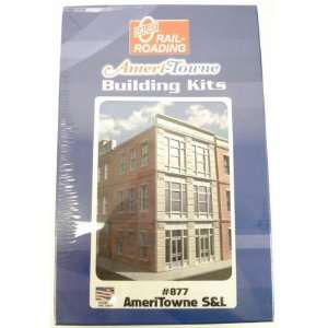    OGR 877 Ameritowne Savings & Loan Building Kit: Toys & Games