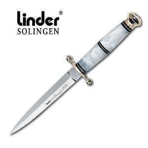  Linder Solingen Germany Perlex Dagger Double Edge Knife 