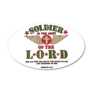   Wall Vinyl Sticker Soldier in the Army of the Lord 