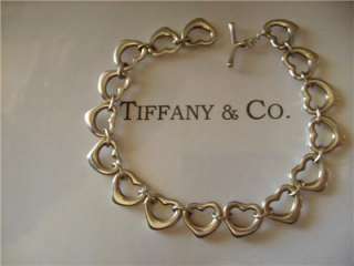 Tiffany & Co. Elsa Peretti Open Heart S/S Bracelet $985  