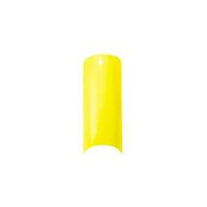   Nail Tips in Florescent Yellow # 87 557 100 PCS + A viva Eco Nail File