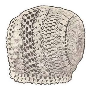 Vintage Crochet PATTERN to make   Antique 1915 Crocheted Baby Cap Hat 