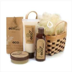  Eco Bath Body Gift Basket Set Lotion Get Scrub Crystals 