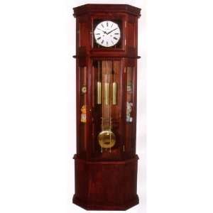 Sofian Cherry Curio Grandfather Clock:  Home & Kitchen