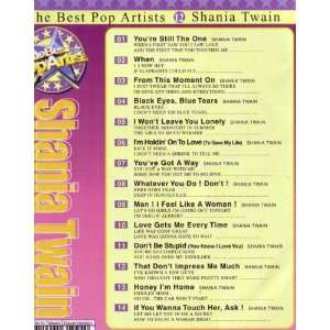  The Best Pop Artists 12   Shania Twain (Karaoke) 