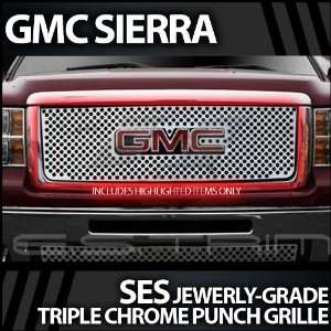   2007 2010 GMC Sierra SES Chrome Cicle Punch Grille (top): Automotive
