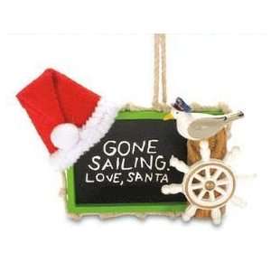  Gone Sailing Sign Christmas Ornament