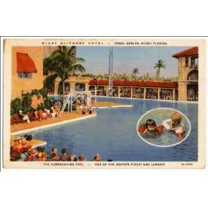 Reprint Miami Biltmore Hotel   Coral Gables, Miami, Florida: the 
