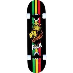  Punked Rasta Lion Complete Skateboard   7.75 x 31 