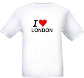  I LOVE LONDON   City series   White T shirt Clothing