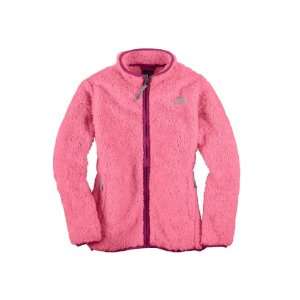 The North Face Girls Raffetto Fleece Jacket Utterly Pink  
