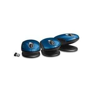  New Smartfish Whirl Mini Laser Mouse With Pivot Blue 
