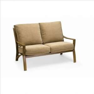  Granville Loveseat with Cushions Finish Aged Green 
