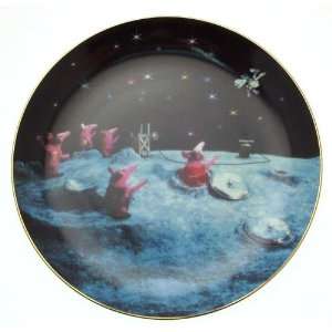   Golden Age of Childrens TV The Clangers plate CP1696: Home & Kitchen