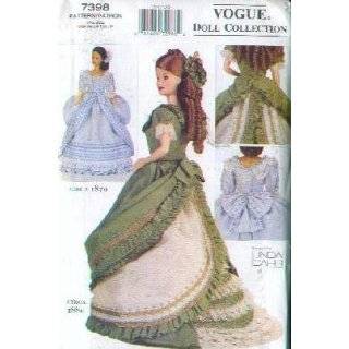    11.5 Inch Fashion Doll Clothes Patterns   1870 & 1880 (Vogue Doll 