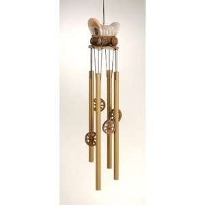   Resin Western Chuck Wagon Wind Chime   Brown   17 Sports & Outdoors