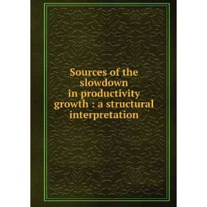  Sources of the slowdown in productivity growth  a 