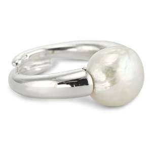  Sterling Silver Ring with a FreshWater Pearl Center Size 7 