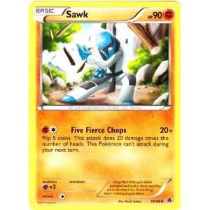  Pokemon   Sawk (59)   Emerging Powers   Reverse Holofoil 